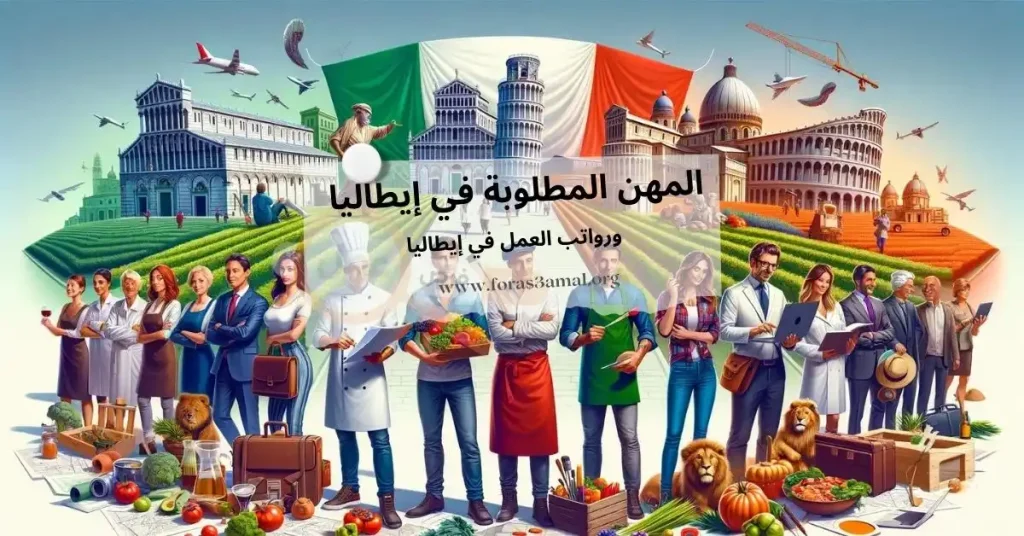 رواتب العمل في إيطاليا و المهن المطلوبة في إيطاليا