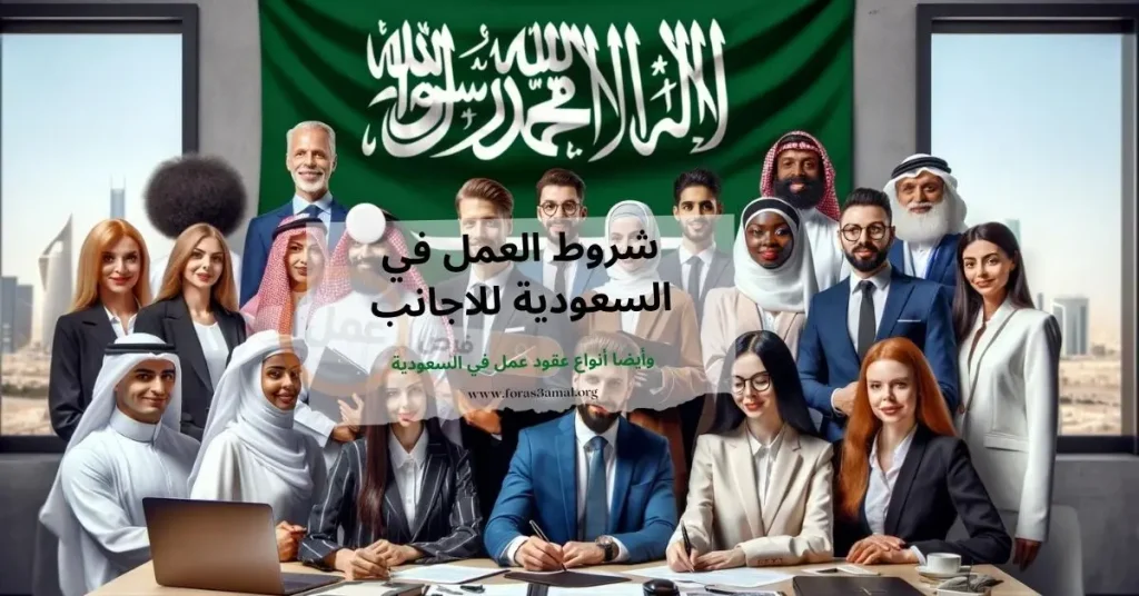 شروط العمل في السعودية وأنواع عقود عمل في السعودية