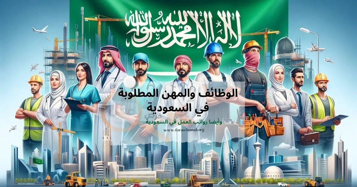 فرص عمل في السعودية 2024: الوظائف المطلوبة في السعودية ورواتب العمل
