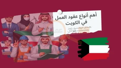 شروط وأنواع عقود عمل في الكويت 2024