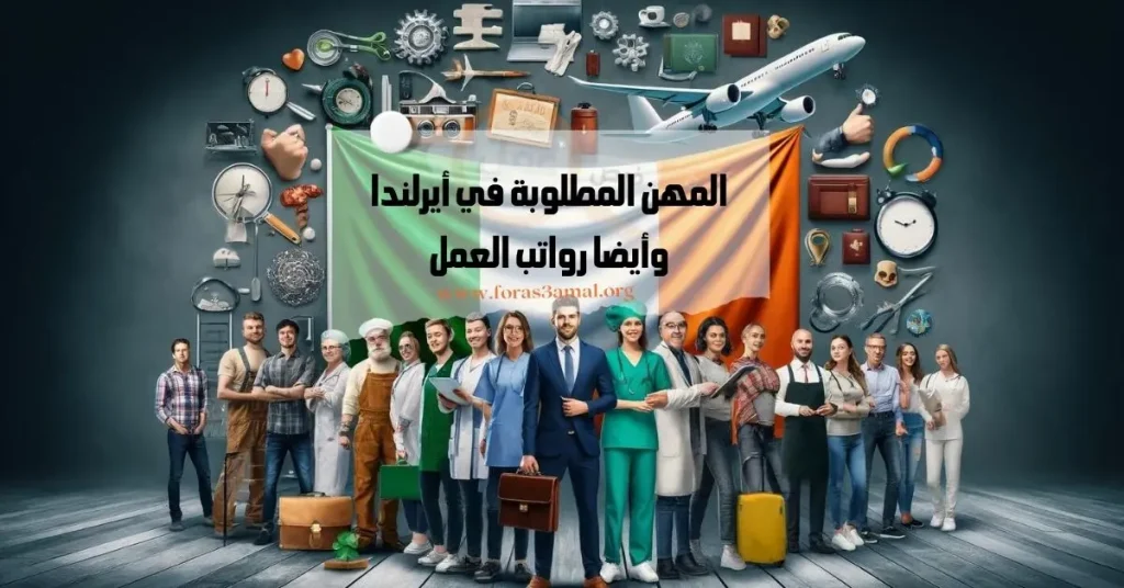 المهن المطلوبة في أيرلندا 2024 + الرواتب في أيرلندا