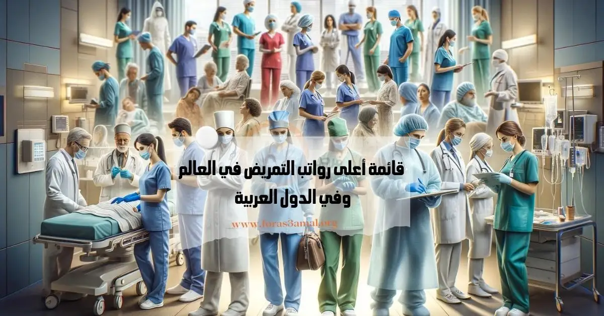 أعلى رواتب التمريض في العالم 2024 + أعلى رواتب التمريض في الدول العربية