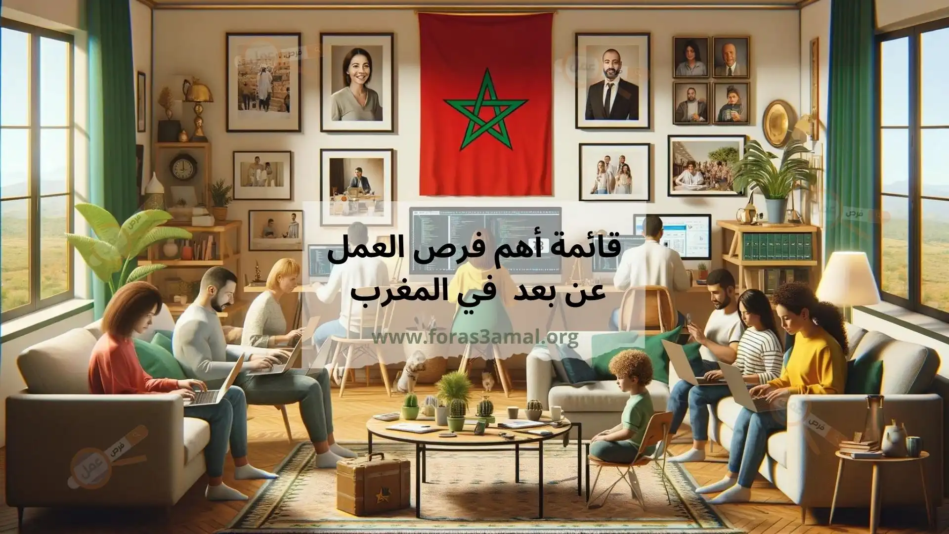 فرص العمل عن بعد والوظائف من المنزل في المغرب 2024