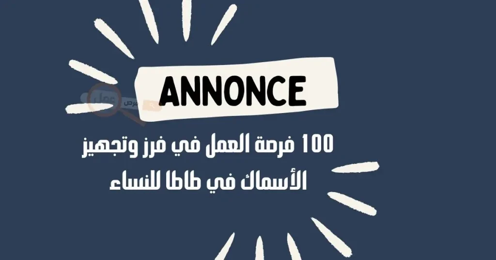 فرص عمل في المغرب للنساء 2024: العمل في فرز وتجهيز الأسماك في طاطا