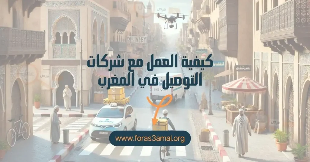 كيفية وشروط العمل مع شركات التوصيل في المغرب 2024