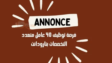 فرصة توظيف 40 عامل متعدد التخصصات بتارودانت المغرب