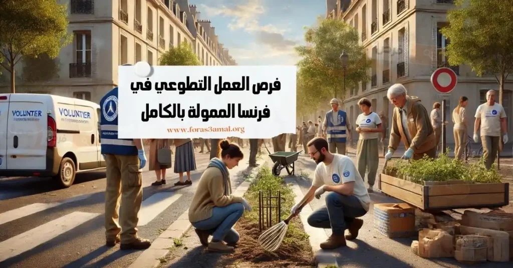 شروط وكيفية التسجيل في فرص العمل التطوعي في فرنسا 2024 الممولة بالكامل