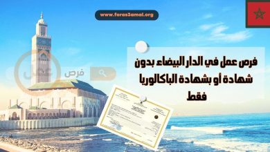 فرص عمل في الدار البيضاء بدون شهادة أو بشهادة الباكالوريا فقط 2024 (Ready to buplish)