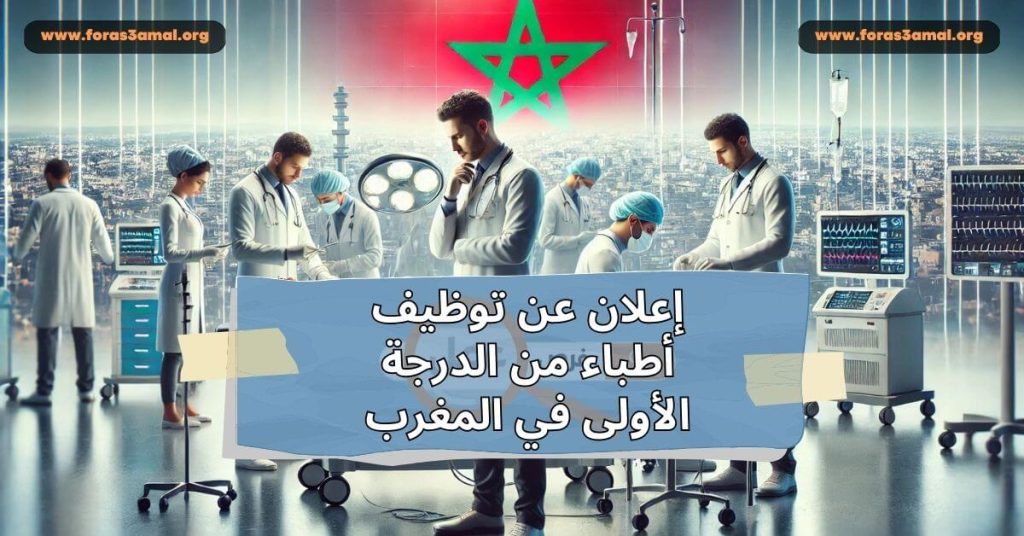 إعلان عن توظيف أطباء من الدرجة الأولى في المغرب 2024