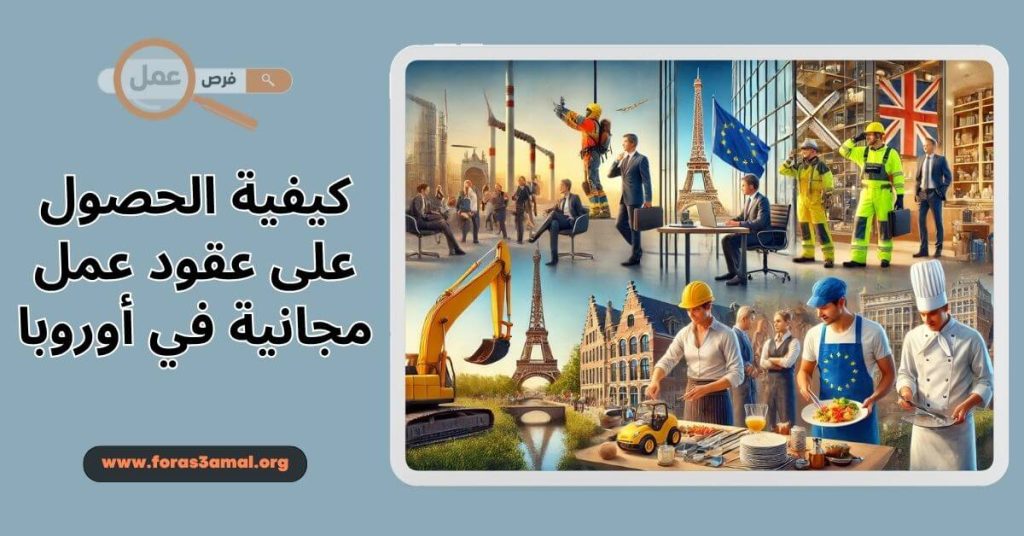 كيفية الحصول على عقود عمل مجانية في أوروبا 2025