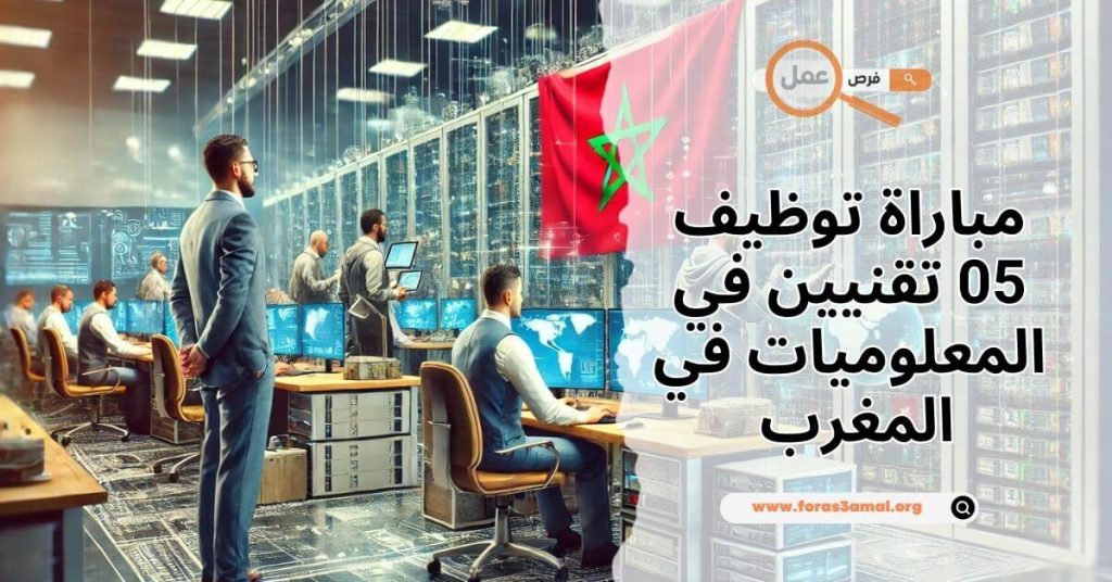 مباراة توظيف 05 تقنيين في المعلوميات في المغرب 2024 منظمة من طرف المكتب الوطني للسكك الحديدية