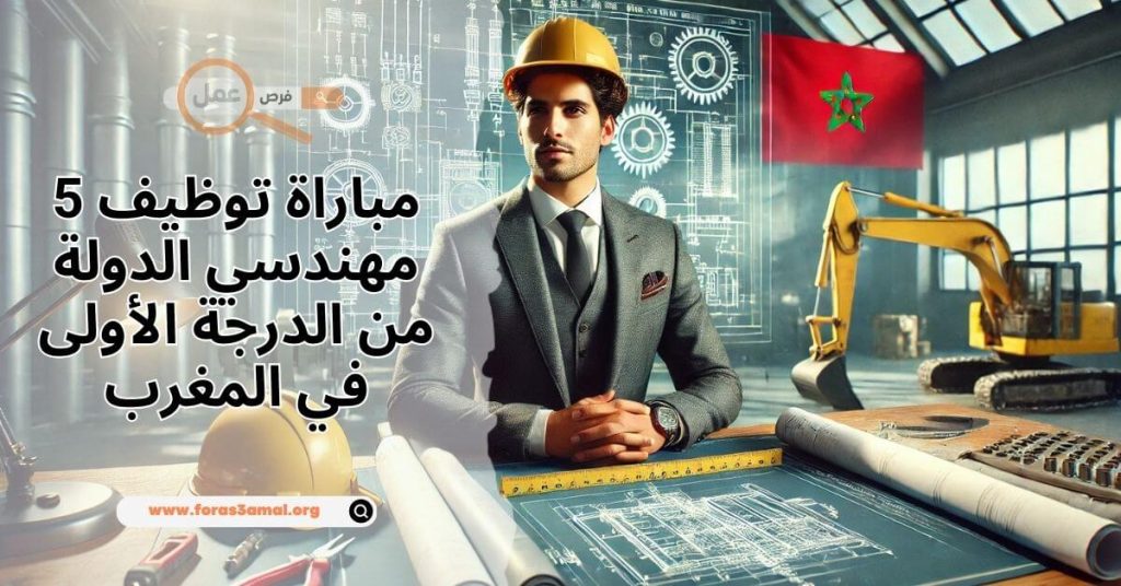 مباراة توظيف 5 مهندسي الدولة من الدرجة الأولى في المغرب 2024