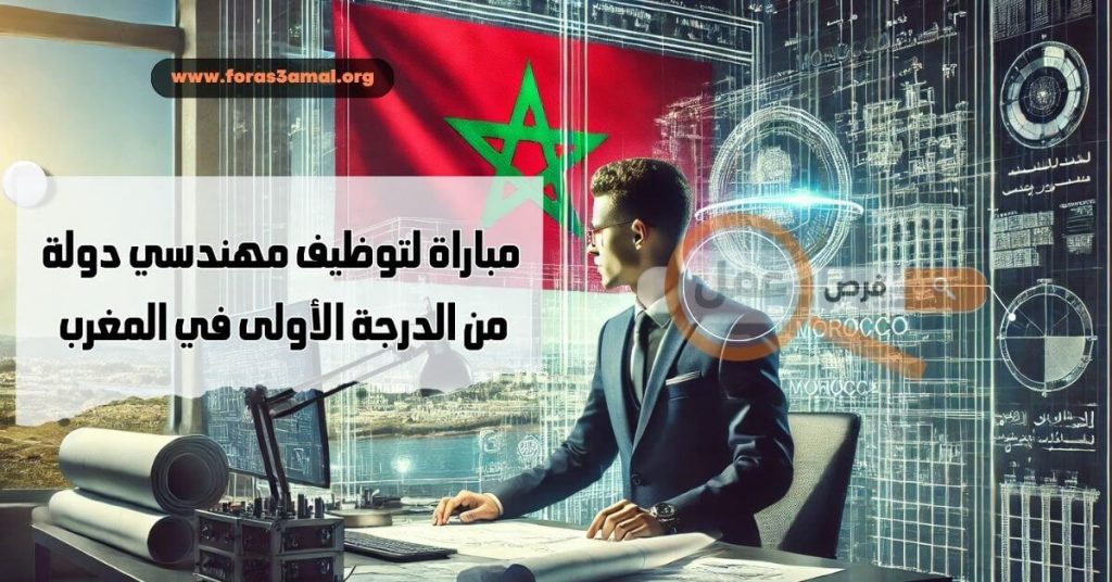 مباراة لتوظيف مهندسي دولة من الدرجة الأولى في المغرب 2024