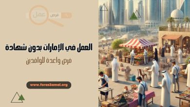 العمل في الإمارات بدون شهادة فرص واعدة للوافدين