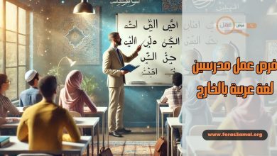 كيفية البحث عن فرص عمل مدرسين لغة عربية بالخارج 2025