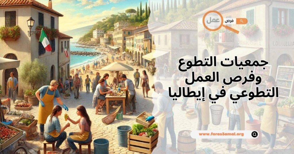 جمعيات التطوع وفرص العمل التطوعي في إيطاليا 2025