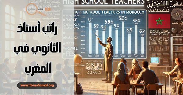 ما هو راتب أستاذ الثانوي في المغرب 2025 التفاصيل الكاملة